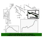 Wiper Linkage - Nissan (28840-JM00A) - view 4