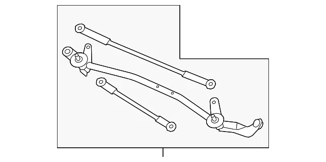 Wiper Linkage - Nissan (28840-1EA0A)