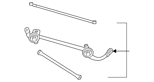 Wiper Linkage - Nissan (28840-5MR0A)