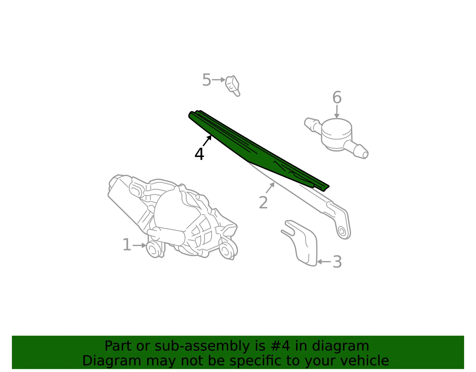 Wiper Blade - Volvo (30699848) - view 3