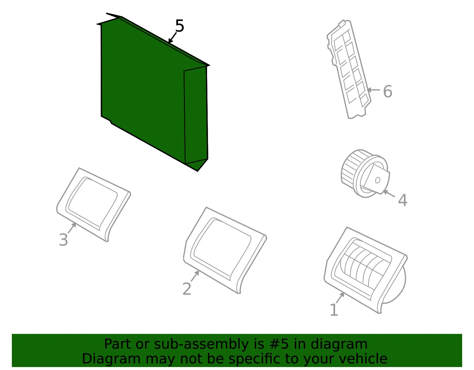 Cabin Air Filter - Volvo (30780376) - view 3