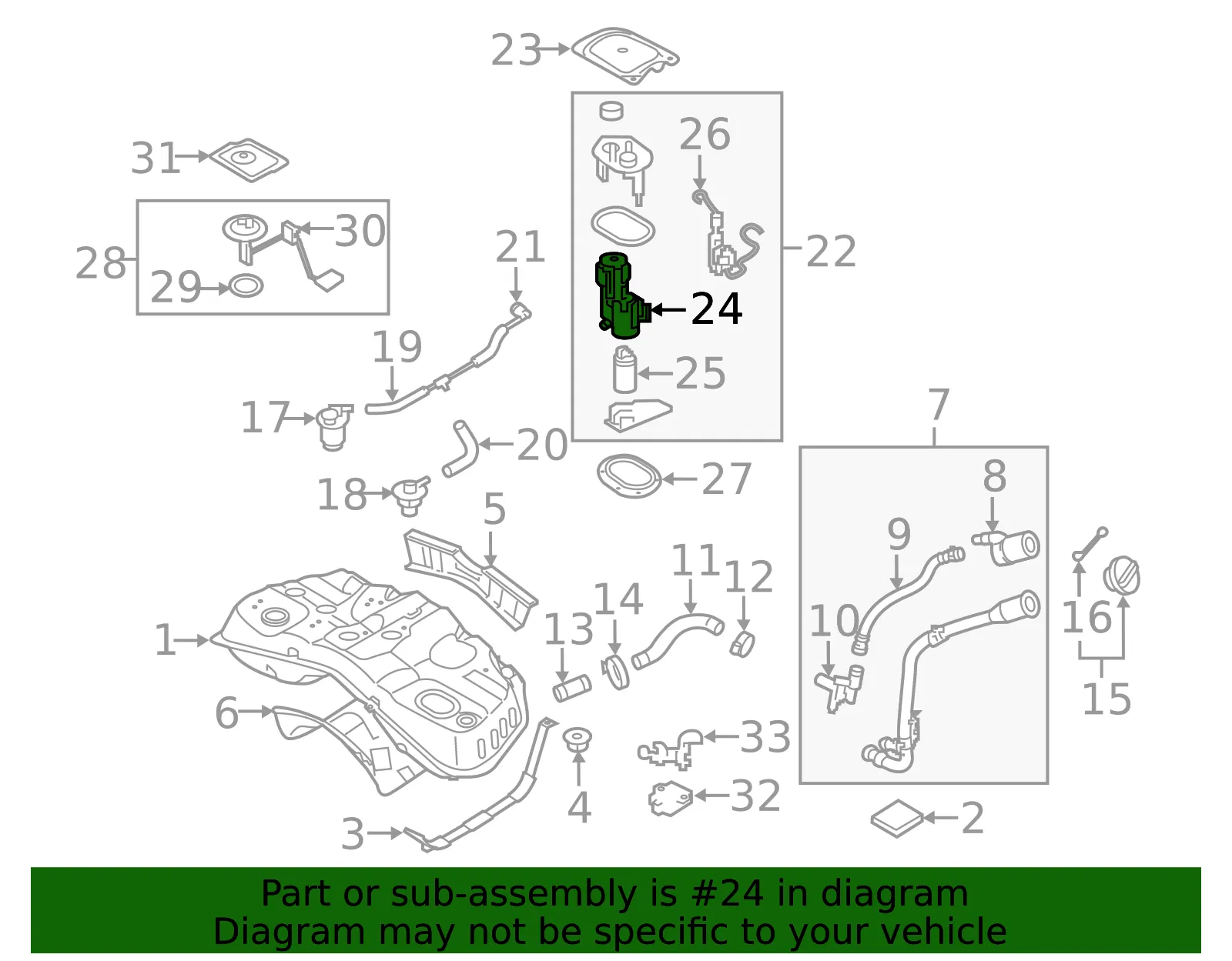 Fuel Filter - Kia (31112-3T000) - view 2