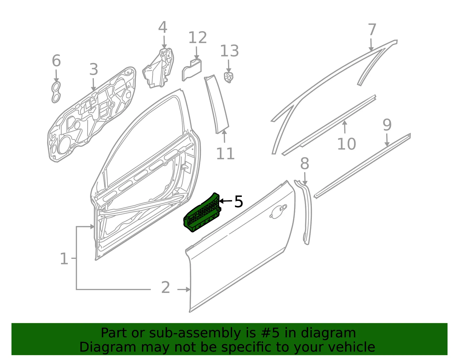 Impact Pad - Driver's Side (LH) - Volvo (31278926) - view 2