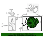 Power Brake Booster - Volvo (31423486) - view 4