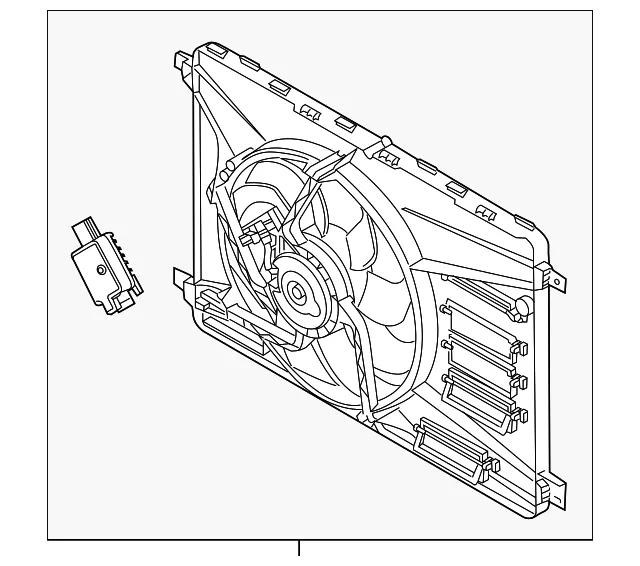 Engine Cooling Fan Assembly - Volvo (31686810)