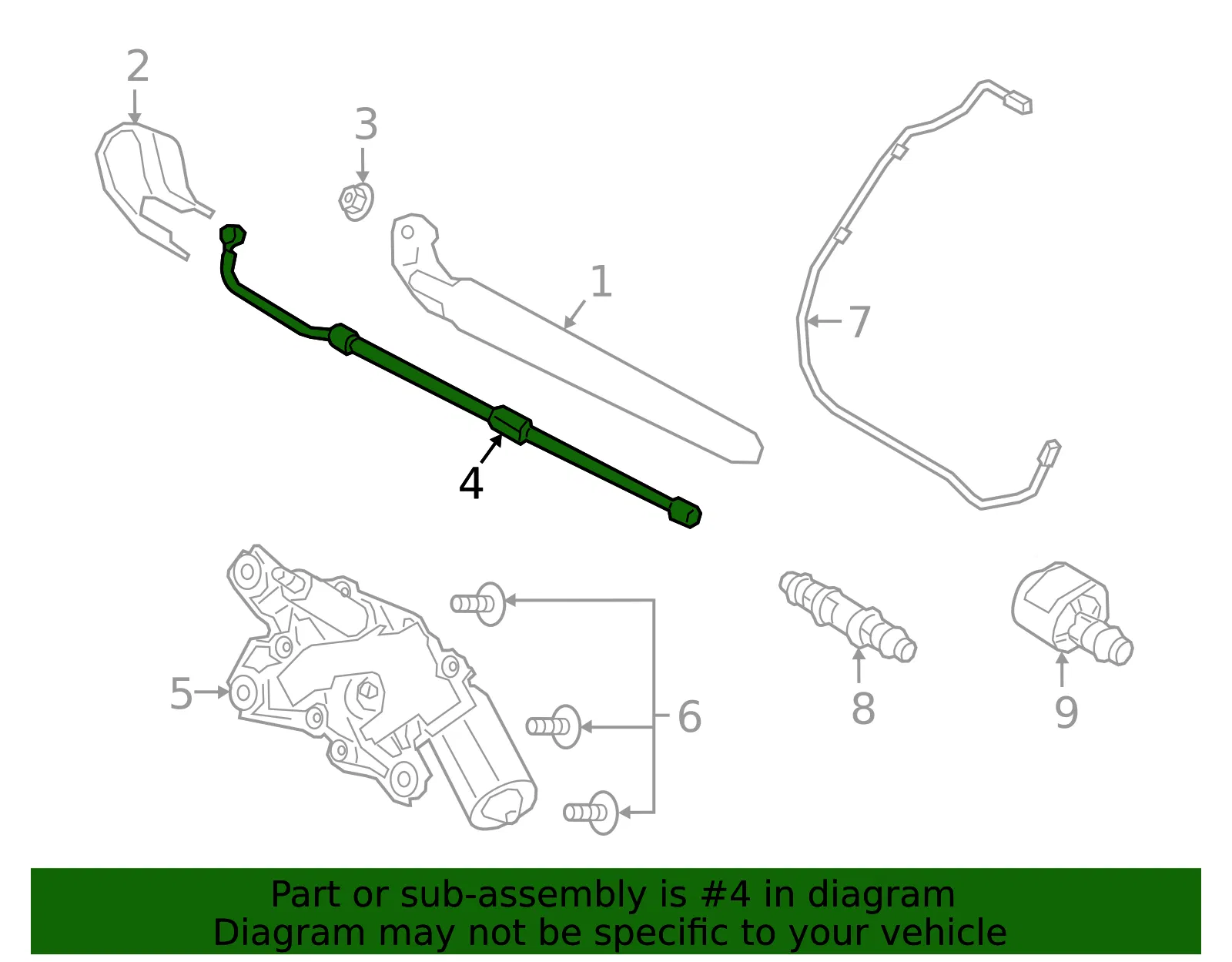 Wiper Blade - Volvo (31693006) - view 3