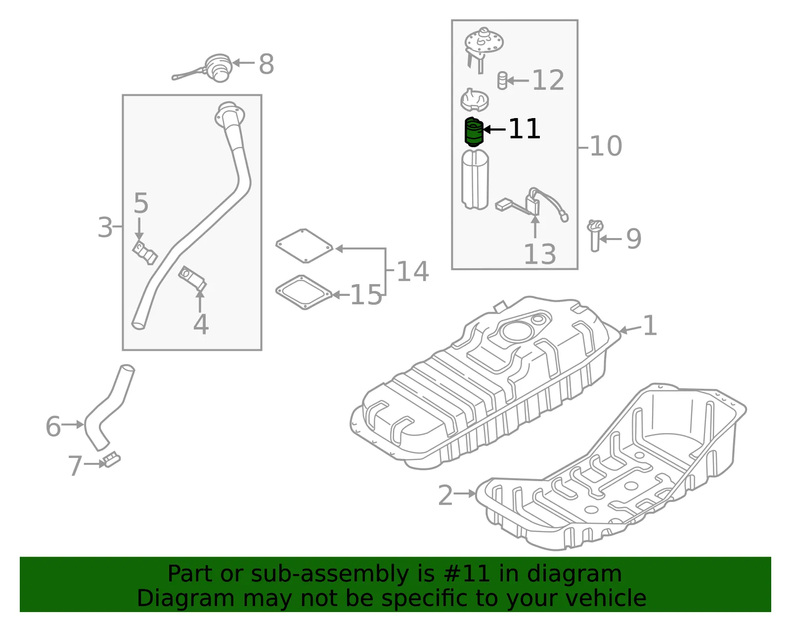 Fuel Filter - Kia (31911-3E200) - view 2