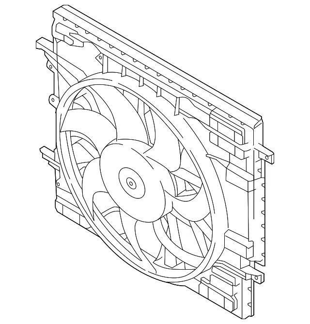 Engine Cooling Fan Assembly - Volvo (32249968)