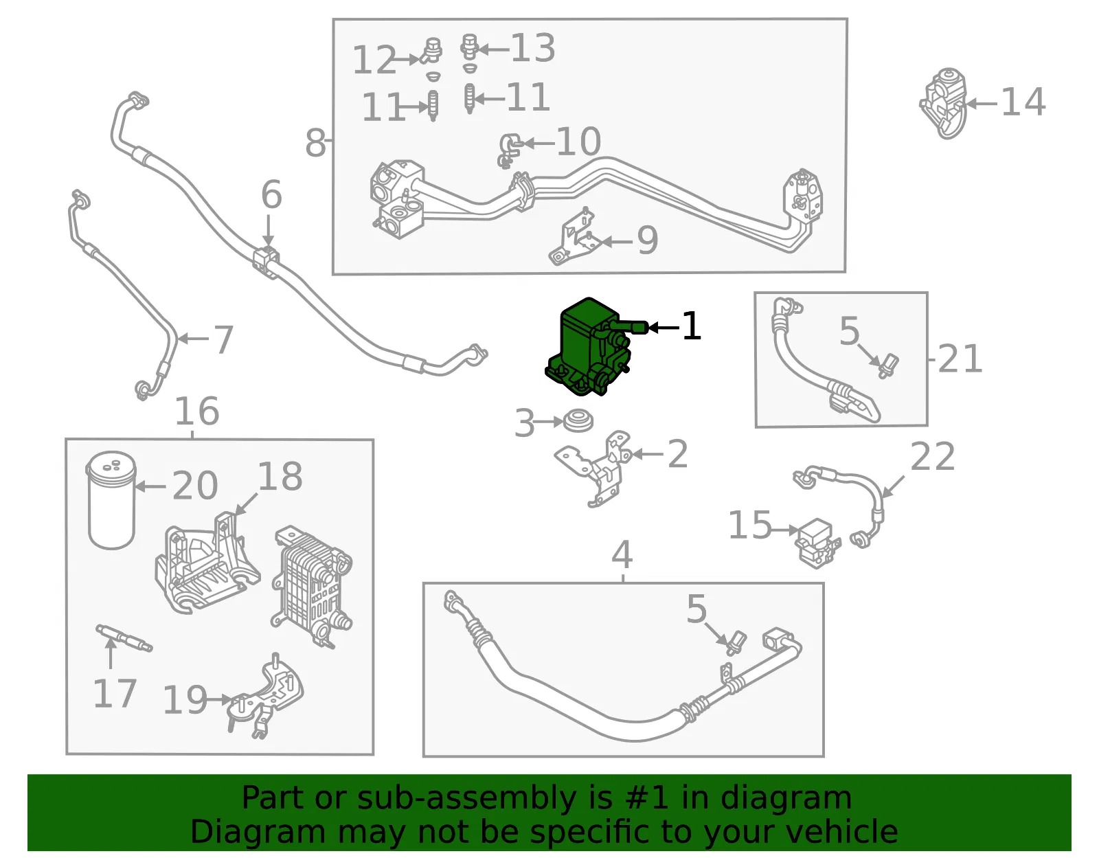 A/C Evaporator Core - Volvo (32260889) - view 2