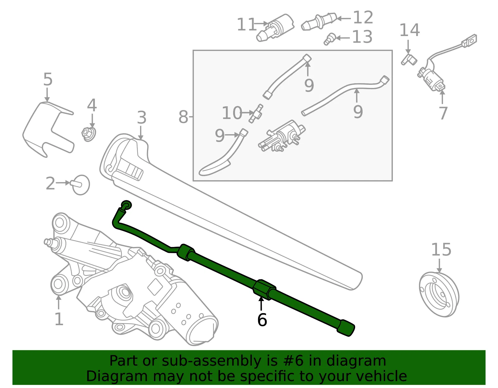 Wiper Blade - Volvo (32282892) - view 2
