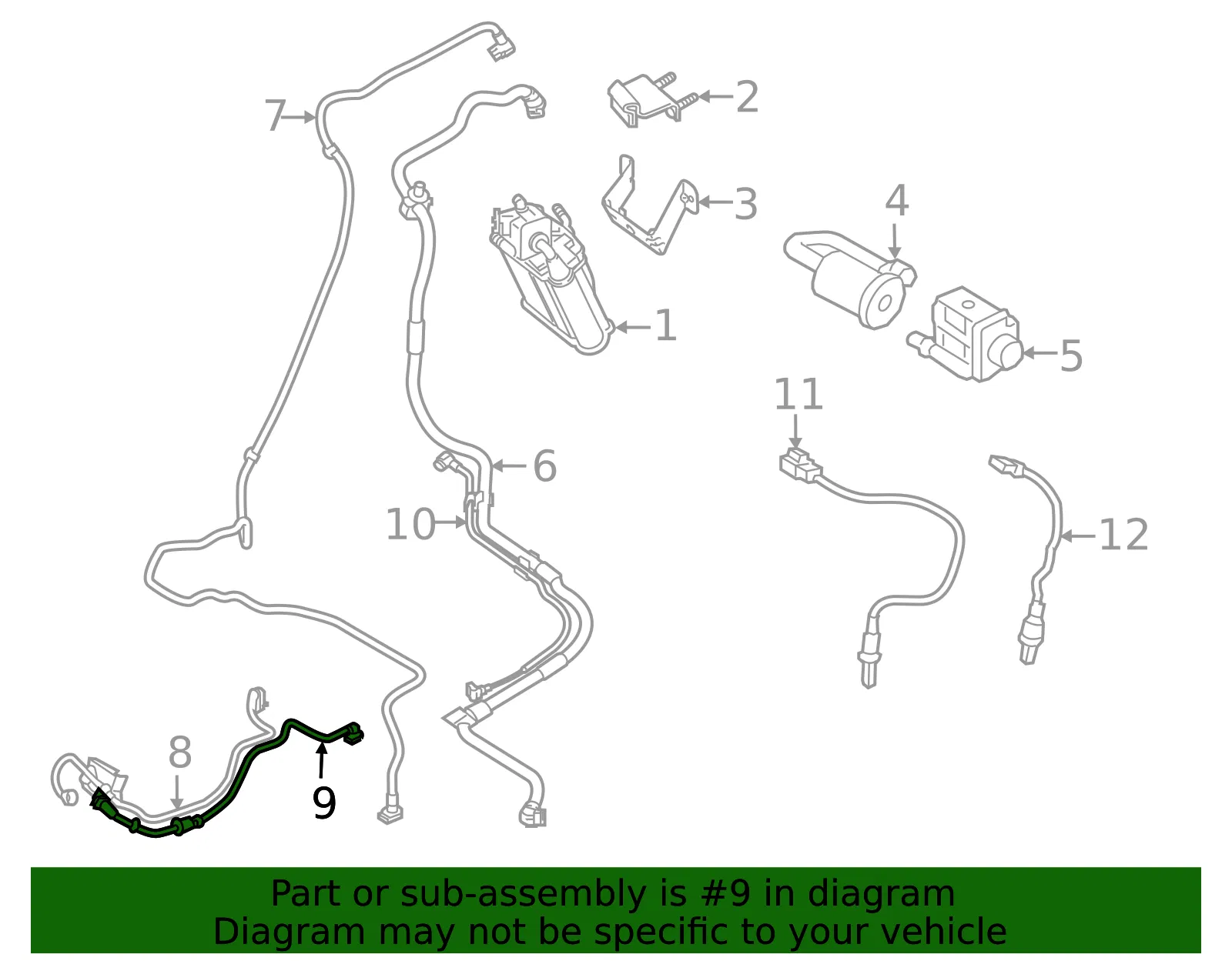 Evaporator Pipe - Volvo (32363204) - view 2