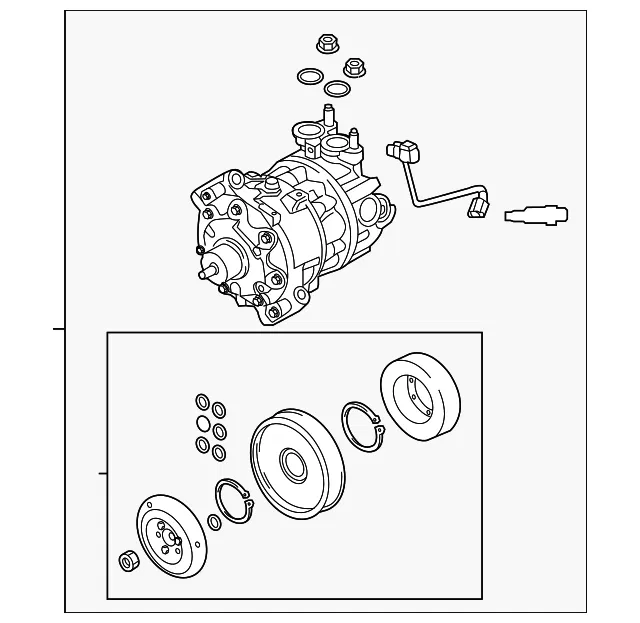 A/C Compressor - Volvo (36011715)