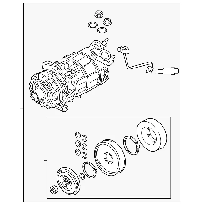 A/C Compressor - Volvo (36011714)