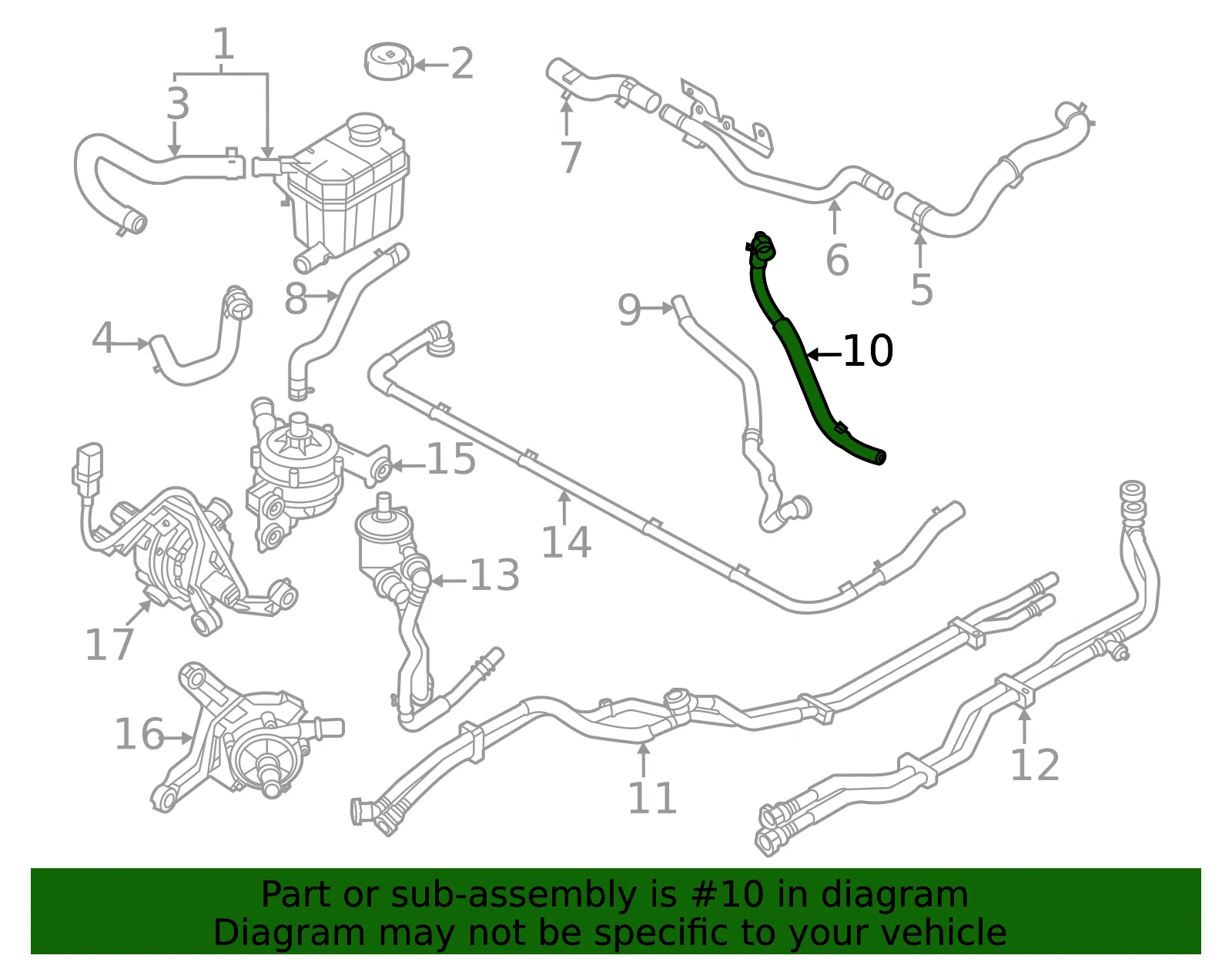 Hoses - Kia (36994-2B601) - view 2