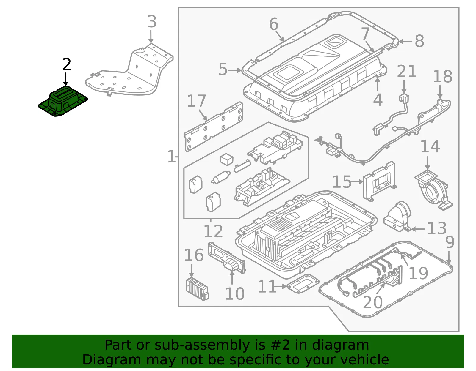 Inlet Duct - Kia (37571-P4000) - view 2