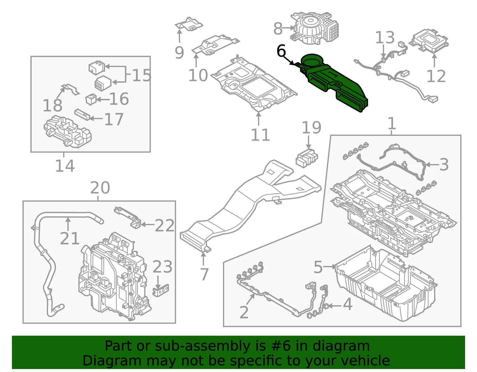 Outlet Duct - Kia (37573-E6000) - view 2