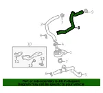 Heater Inlet Hose - GM (39071390) - view 5