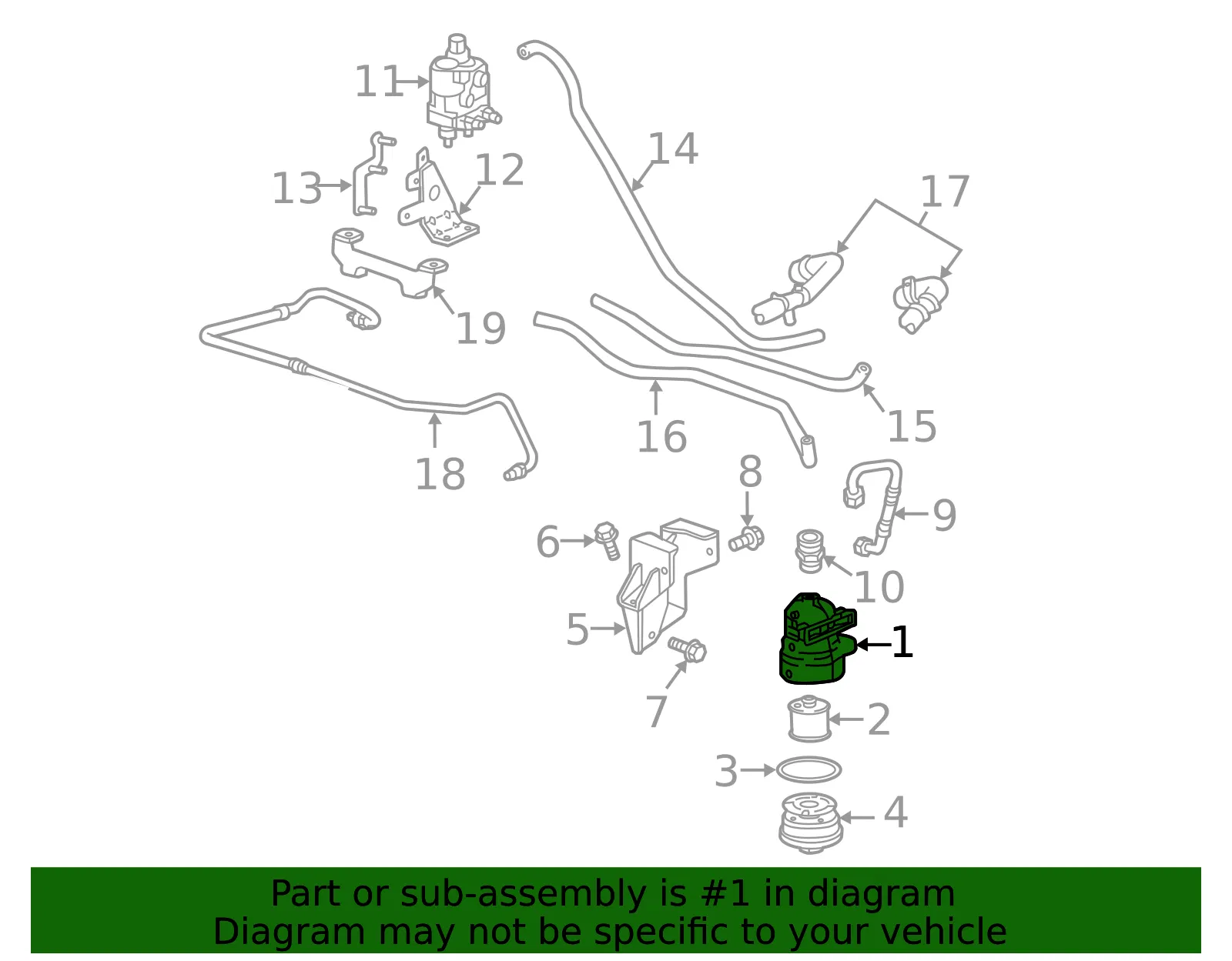 CNG Fuel Filter - ACDelco (39095688)