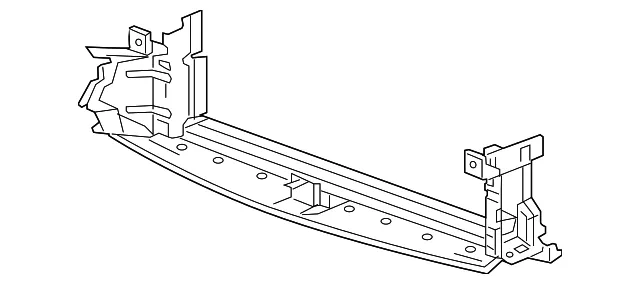 Lower Radiator Air Baffle - GM (39138632) - view 2