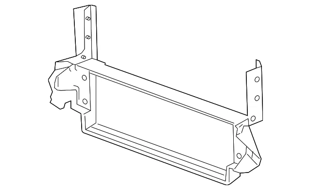 Lower Radiator Air Baffle - GM (42491843) - view 3