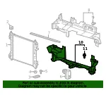 Lower Radiator Air Baffle - GM (42660432) - view 5
