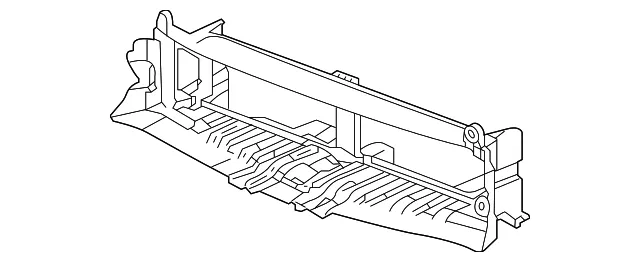 Lower Radiator Air Baffle - GM (42644796) - view 4