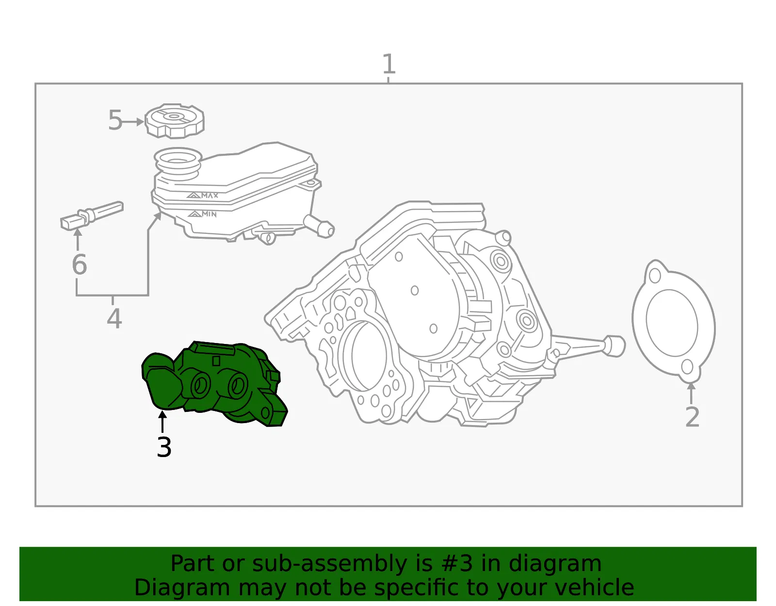 Master Cylinder - GM (42698892) - view 4