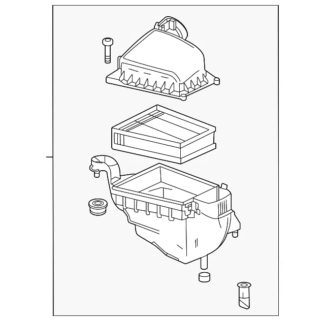 Air Cleaner Assembly - GM (42712664) - view 3
