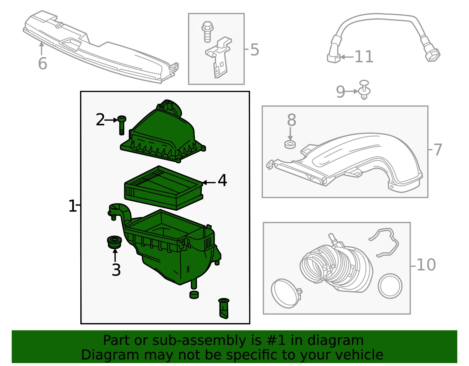 Air Cleaner Assembly - GM (42712664) - view 4