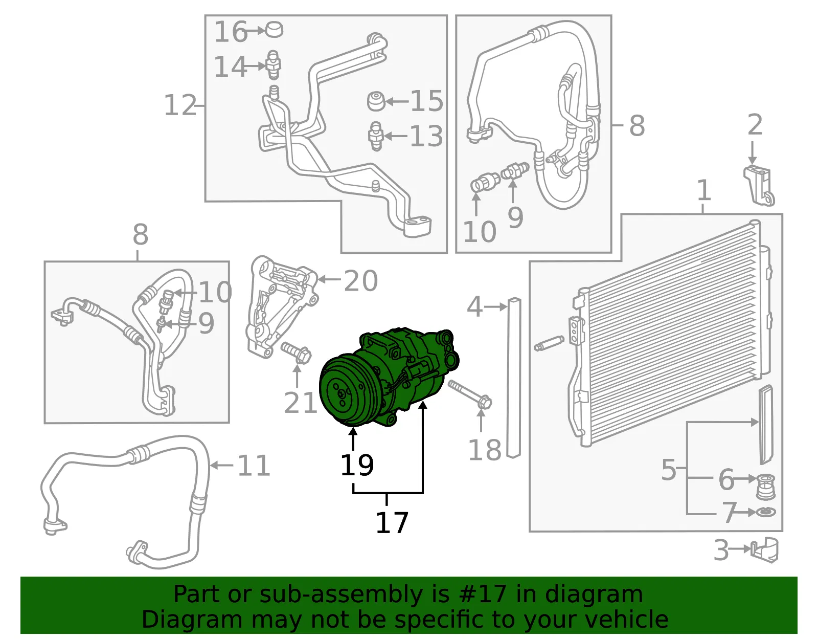 A/C Compressor - ACDelco (42783843) - view 4