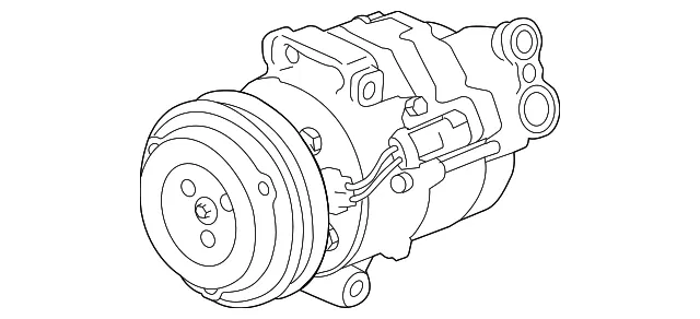 A/C Compressor - ACDelco (42783863) - view 3