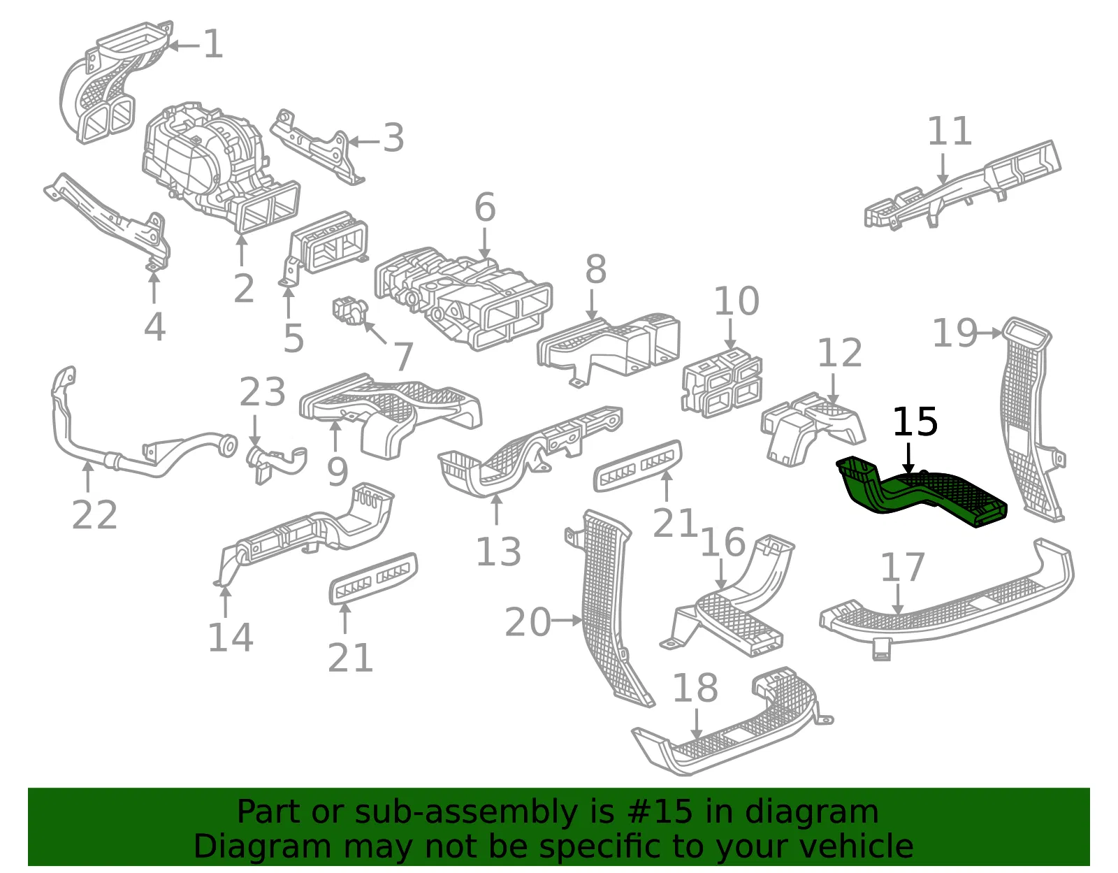 Air Inlet Duct - GM (42886128) - view 3