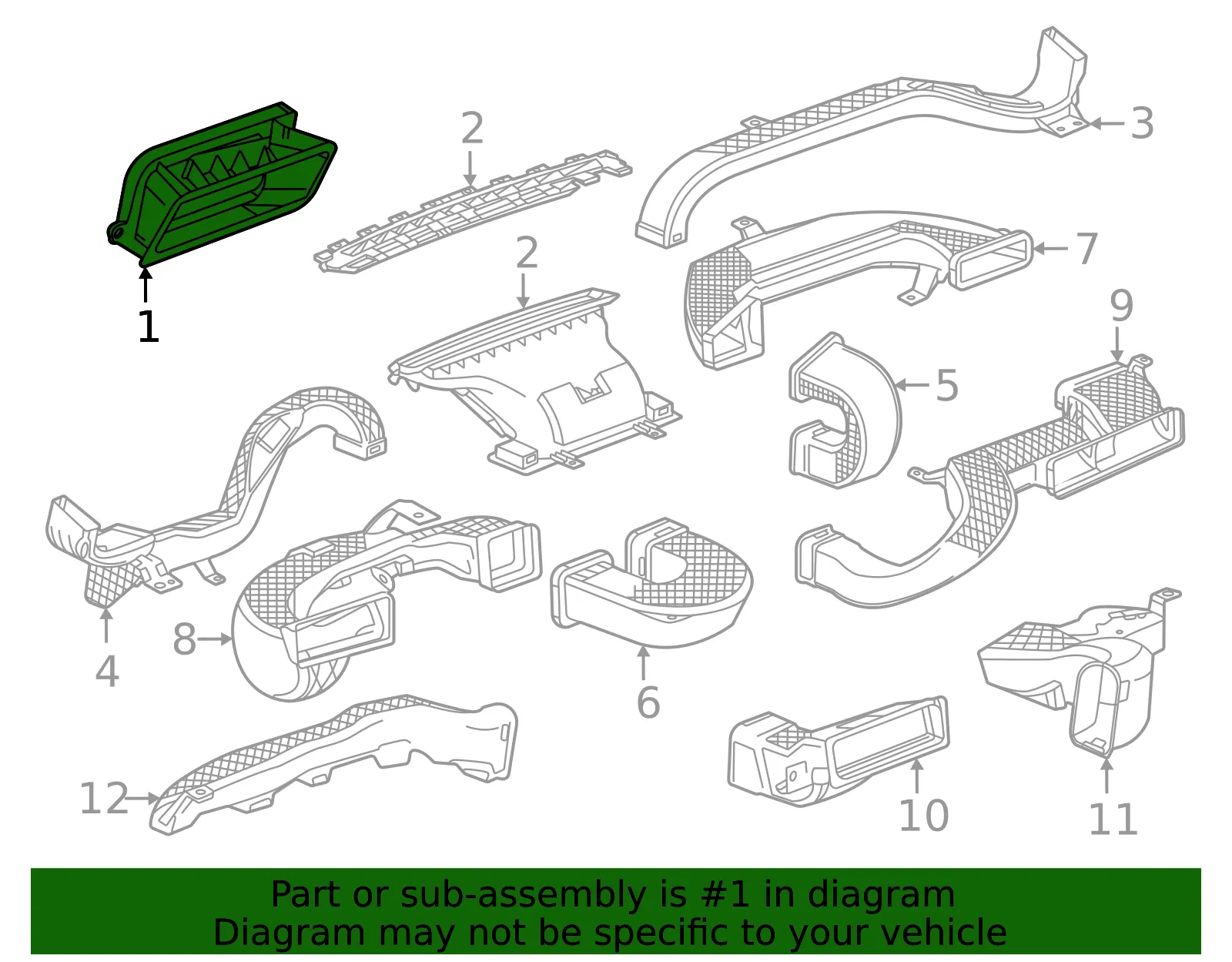 Air Inlet Duct - GM (42904253) - view 3