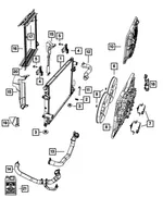 Engine Cooling Radiator - Mopar (68050126ab) - view 11