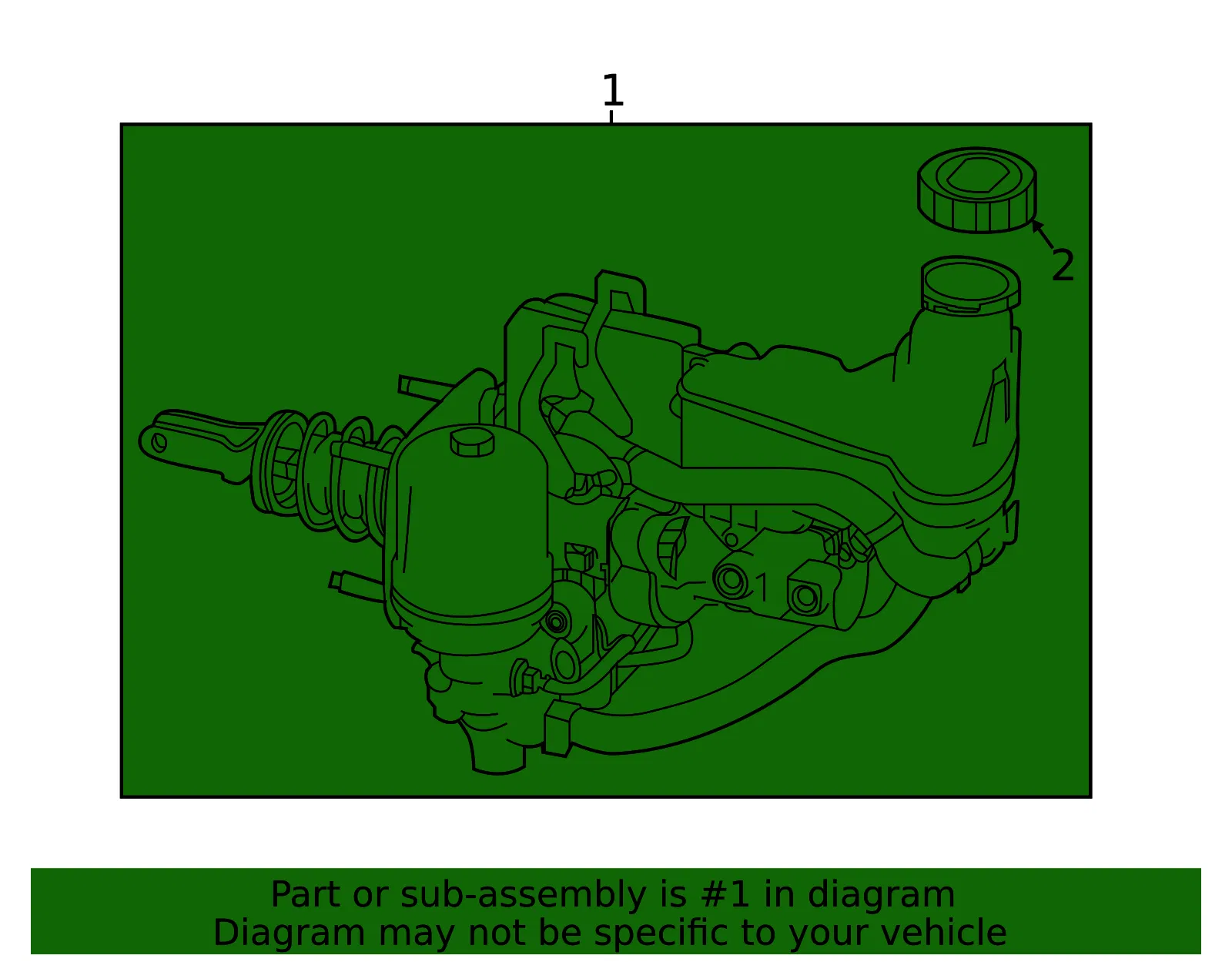 Master Cylinder - Nissan (46007-4BC3B) - view 2