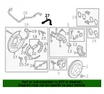 Rear Brake Hose Assembly - Nissan (46210-3NA2B) - view 4