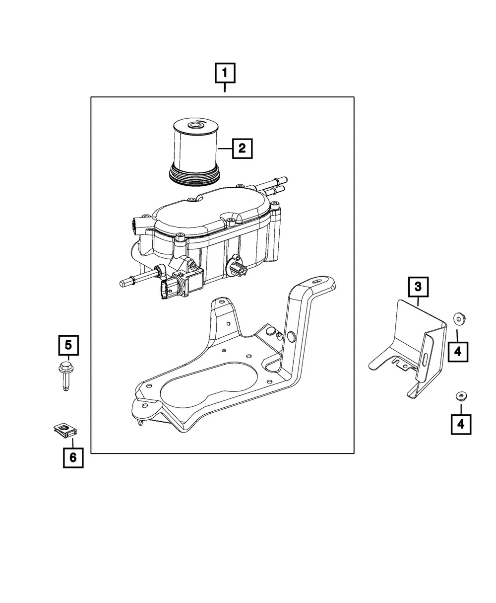 Fuel/Water Separator Filter - Mopar (CSSMZ463AA)