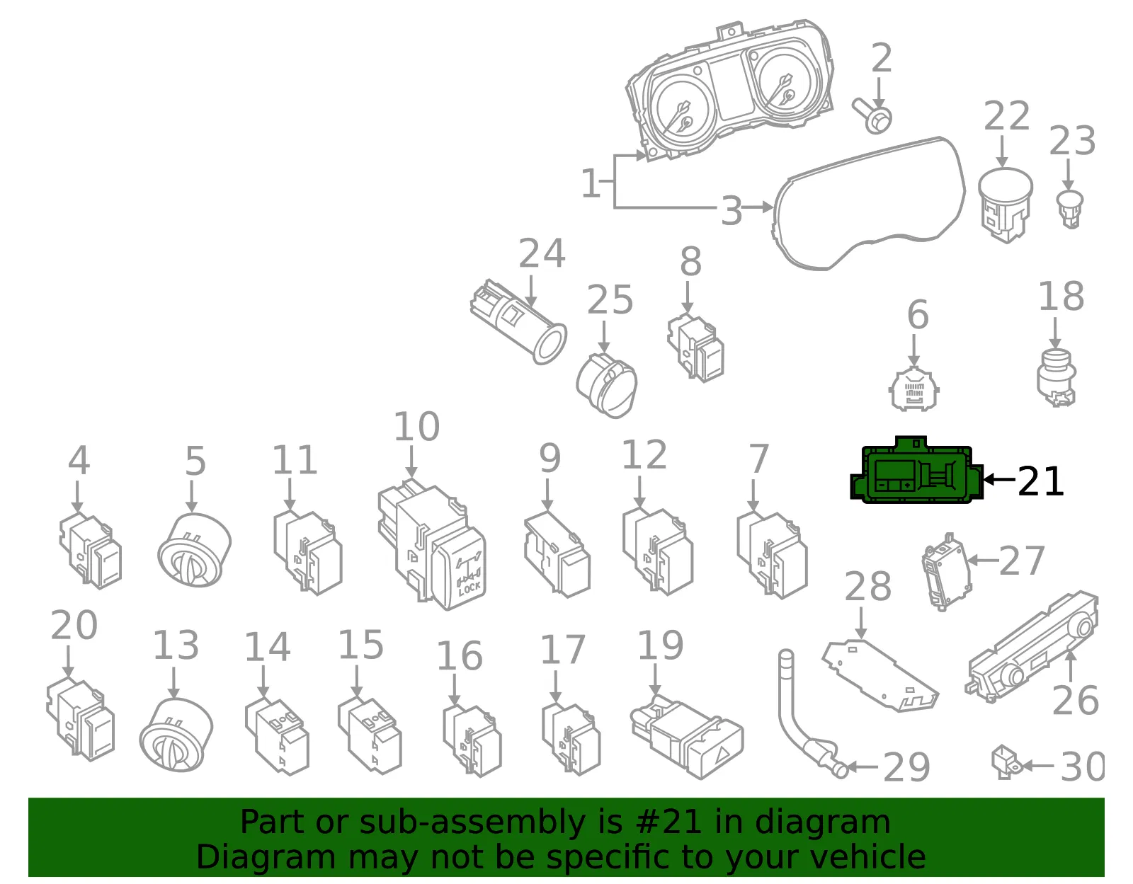 Trailer Brake Control - Nissan (478A0-EZ40B) - view 4