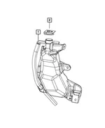 Coolant Recovery Bottle - Mopar (5165708AA) - view 9