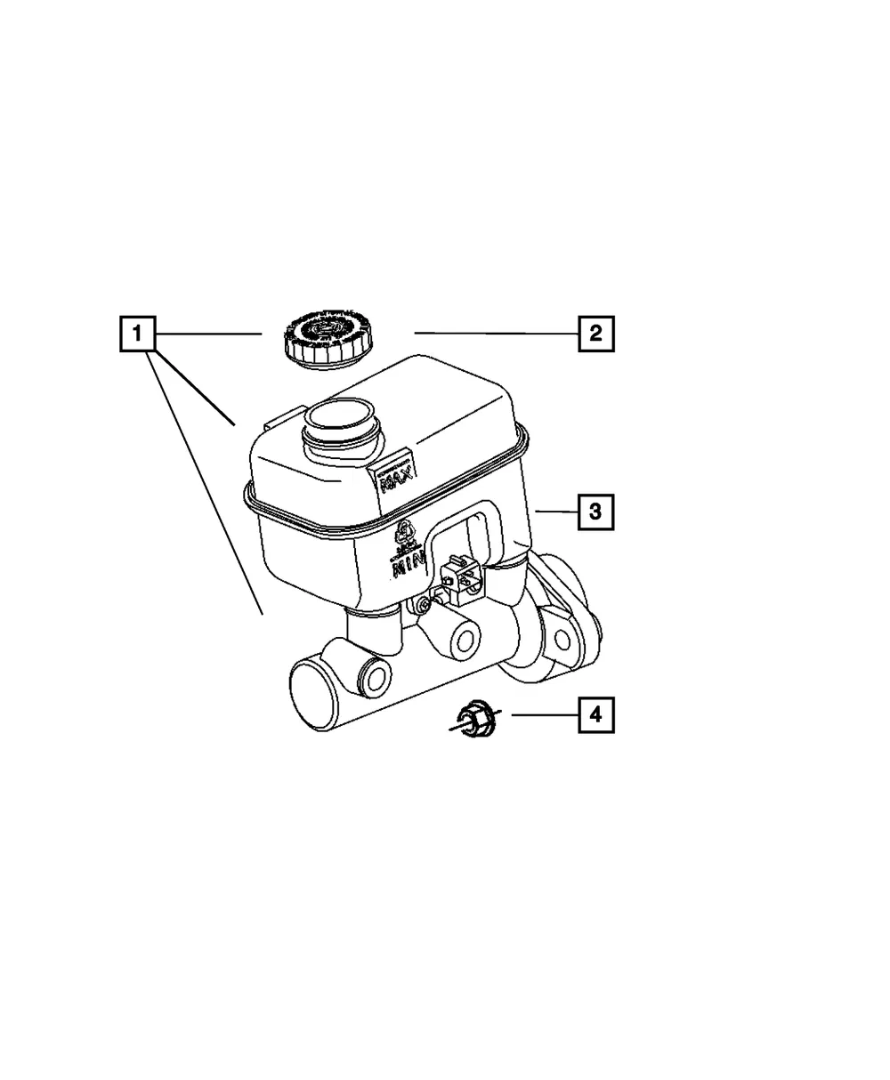 Brake Master Cylinder - Mopar (5175103AA) - view 5