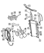 Cooling Fan - Mopar (52079528AB) - view 9