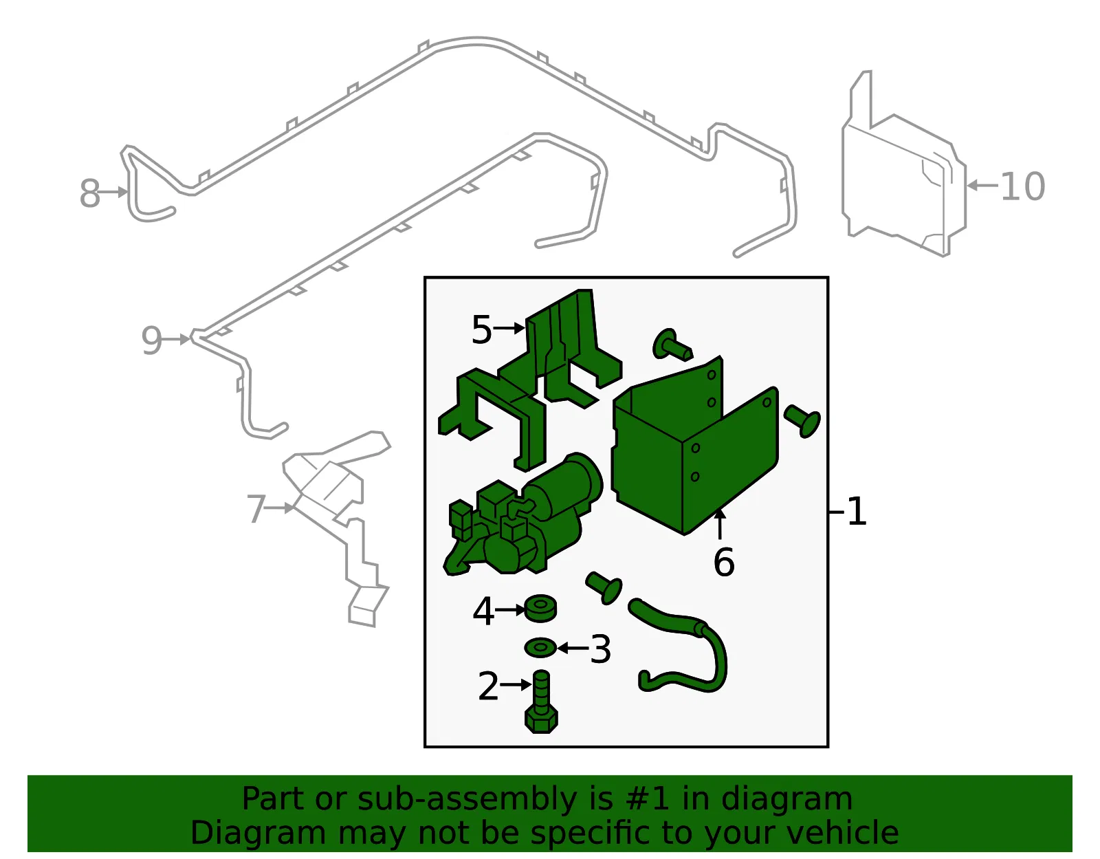 Compressor - Nissan (53400-1LA4C) - view 2