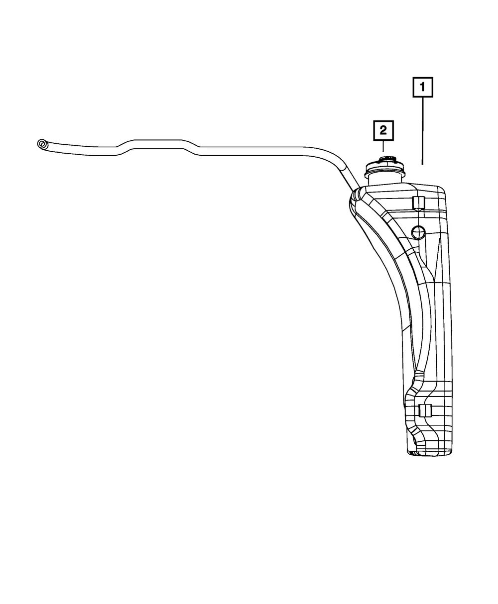 Coolant Recovery Bottle - Mopar (55056641ab)