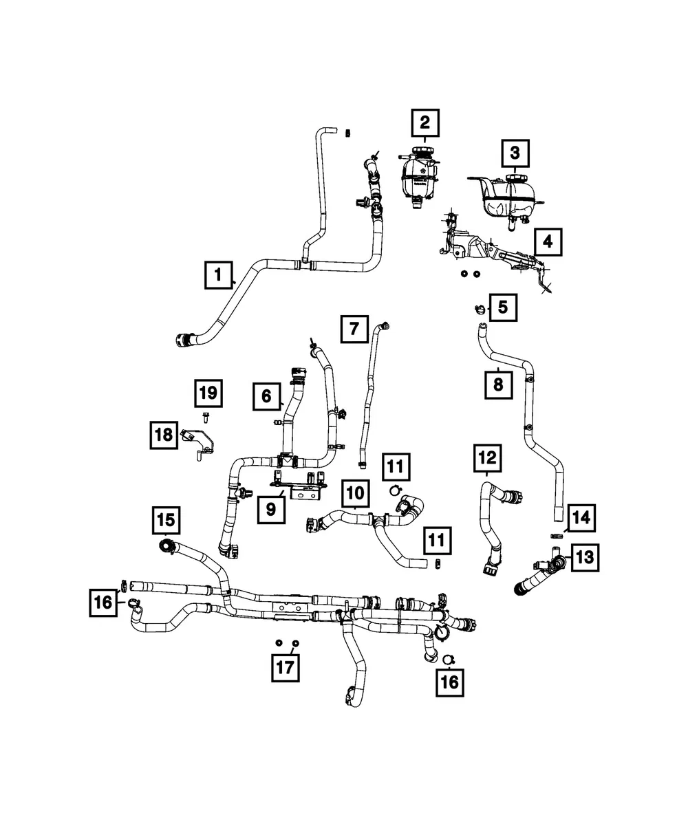 Radiator Support Bracket - Mopar (57008831AB)