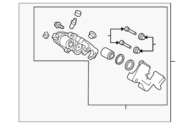 Disc Brake Kit - Kia (58210-D4500)