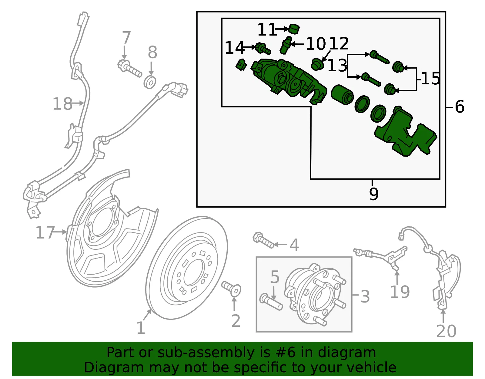 Disc Brake Kit - Kia (58210-D4500) - view 2