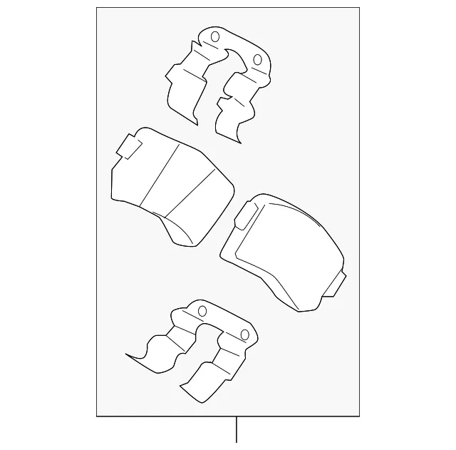 Pad Kit Rear Disc Br - Kia (58302-C1A50)