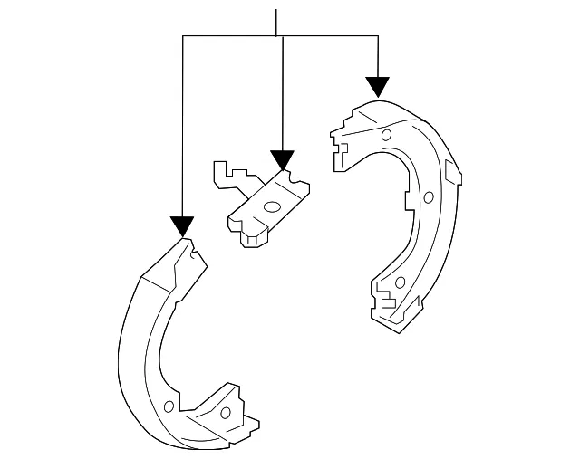Park Brake Shoes - Kia (58305-D3A00)