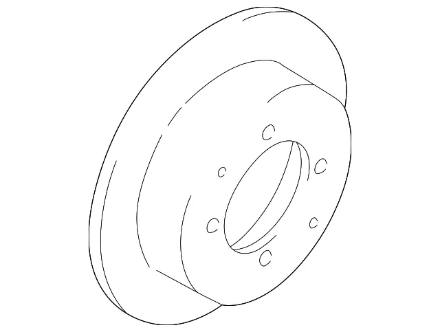 Brake Rotor - Kia (58411-3C000)