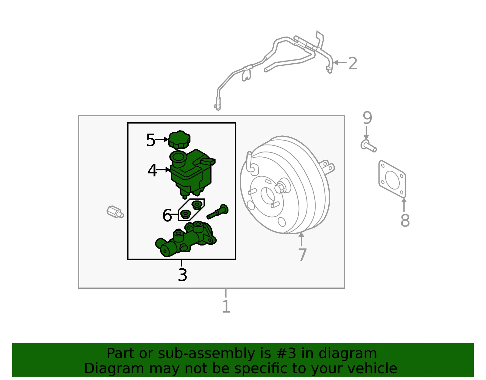Master Cylinder - Kia (58510-1D030-DS) - view 2